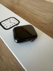 Apple Watch Series 7 45mm Graphite Ocelové + Cellular - 4