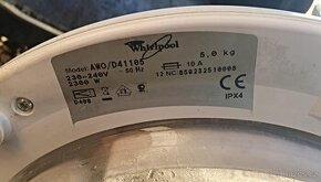 PRACKA WHIRLPOOL,BOCNI PLNENI,5KG,JAKO NOVA, - 4