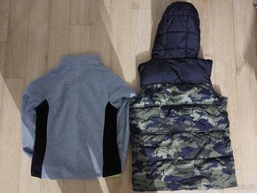 Vesta maskáč 146/152, fleece mikina Umbro 122,128,134,140 - 4