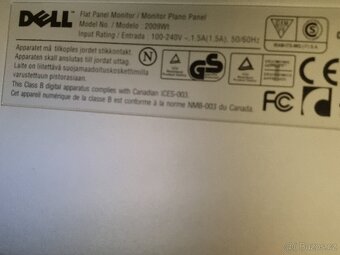 Monitor DELL 2009W: 20' - 4