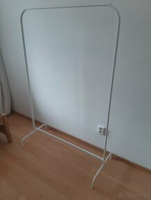 2x Šatní stojan/věšák Ikea Mulig bílý a černý - 4