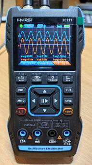 Osciloskop/multimetr/generátor FNIRSI 2C23T NOVÝ - 4