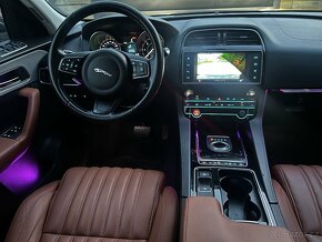 JAGUAR F-PACE 3.0D 300hp, 2016, LED SVETLOMETY, VENTIL.KUZE - 4