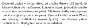 Dlažba a obklad RAKO DAK1D645, DAKSU618, DAKPN167, WAAG6000 - 4