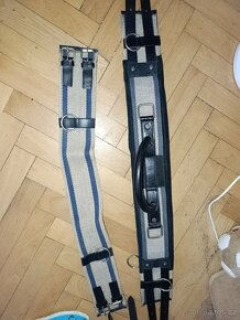 Lonžovací obřišník nylon s madlem ECO - 4