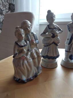 Prodám 4ks porcelánových figurek - 4