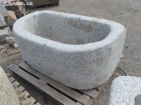 Kamenná stírka, kamenka, koryto, 138x75x58cm - 4