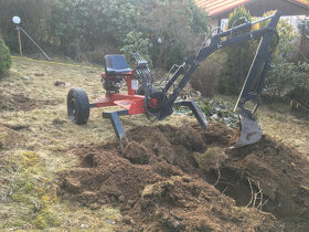 MINIBAGR 420kg RYPNÁ SÍLA 2,5T + TRHÁNÍ PAŘEZŮ 70cm PRUCHOD - 4