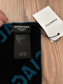 Balenciaga Logo scarf wool šál - 4