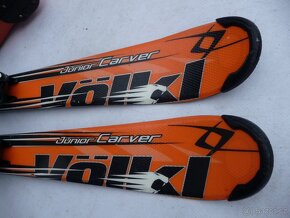 258. Detske lyže VOLKL - 110cm + boty ROSSIGNOL 33 eu - SET - 4