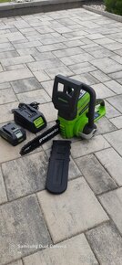 AKU ŘETĚZOVÁ PILA GREENWORKS G24CS25 24V - 4