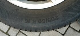 Originální zimní alu kola VW 205/60 R16 - 4