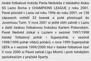 PAVEL NEDVĚD (SS LAZIO ROMA) - ORIGINÁLNÍ zápasový dres. - 4