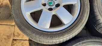 Letní ALU Kola škoda obutá 195/50 R15 Good Year LETNÍ - 4