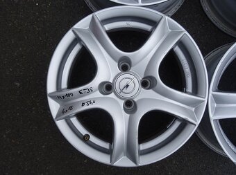 Alu disky Opel, 15",rozteč 4x100, ET 38, šířka 6J - 4