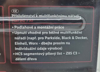 segmentový pilový list Parkside PMFWZ 7 A1 /NOVÝ/ - 4