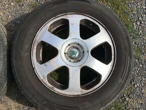 Alu disky 15" 5x100 195/65 Škoda - 4