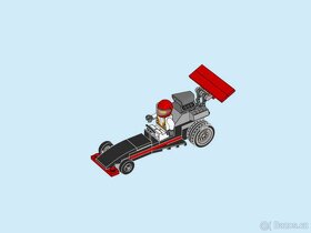 LEGO CITY 30358 – Auto Dragster, komplet-X, věk 5+ - 4