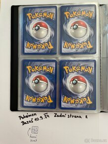 Kusové karty TCG Pokémon STARÉ 15-20LET (ORIGINÁL) - 4