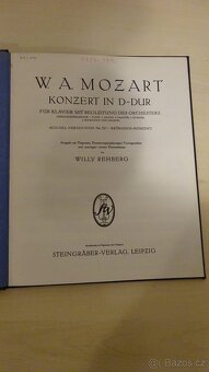 MOZART - výběr not - 4