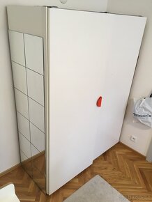 Šatní skříň, sestava Ikea PAX 150x66x201 bílá - 4