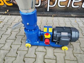 nový typ, peletovací lis PLR150 4 kW točÍ se válce  - 4