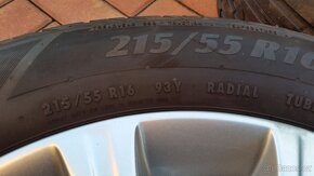 Letní sada FORD VOLVO 5x108 R16 pneu 215/55/16 Focus,Mondeo - 4