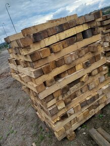 Dřevěné hranoly cca 100x9x11cm - 4