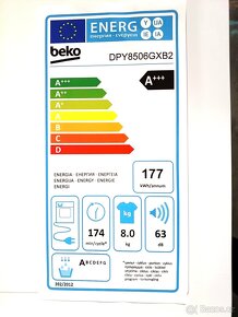 Nová sušička Beko A+++8 kg ZÁRUKA - 4