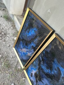 Epoxidové obrazy - CELESTIAL REFLECTIONS 72x43cm - 4