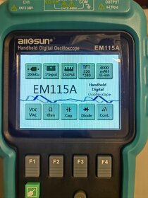 Osciloskop Allosun EM115A jednokanálový 50 MHz - 4