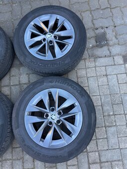 ORIGINÁL Alu Škoda ROTARE R17, 5x112 - LETNÍ PNEU - 4