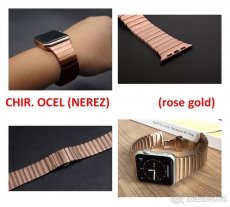 Řemínek článkový Apple Watch 38mm 40mm nebo 42mm 44mm - 4