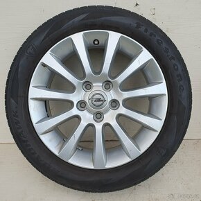 Alu Opel Corsa 16" 5x110,letní Firestone 195/55R16 - 4