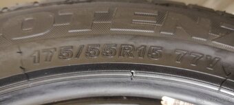 Bridgestone 175/55 R15 77V 6,5mm , ZÁNOVNÍ - 4