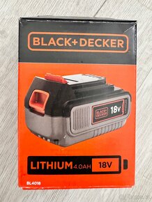 Black+Decker - prodám nabíječku + 2x baterii - 4