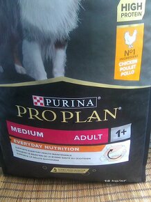 Purina Pro Plan MEDIUM EVERYDAY kuře 14 kg. + psí deka - 4