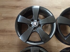 Alu kola 5x112 R17 PEGASUS Grafit - Škoda Octavia II, Yeti - 4