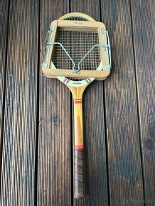 stará retro tenisová a squashová raketa DUNLOP - 4