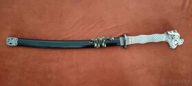 Dekorativní zdobená katana - drak - 4