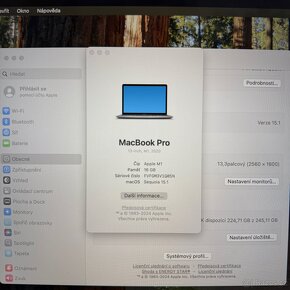 Macbook Pro 13” M1 space grey, pěkný stav, 12 měsíců záruka - 4