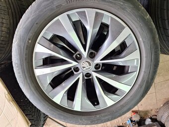 Prodám origo alu kola škoda kodiaq 5x112 r18 - 4
