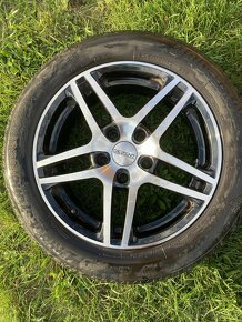 ALU disky Dezent 7jx16 5x114,3 ET40 + letní pneu Bridgestone - 4