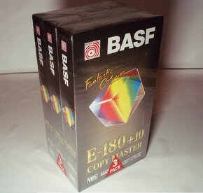 VHS kazety 3x BASF - 4