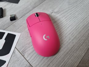 Herní myš Logitech G PRO X SuperLight 2 Růžová / Pink - 4