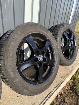 Alu kola 5x112 R16 s letními pneu - 4