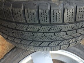 Prodám 4x alu 6,5Jx15H2 se zimními pneu 195/55R15 - 4