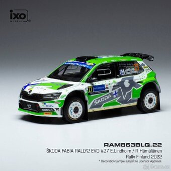 Modely Škoda Fabia Rally2 1:43 IXO - 4