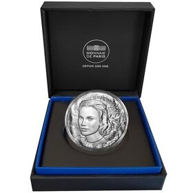 STŘÍBRNÁ MINCE 10 EURO GRACE KELLY, 2022, PROOF - 4