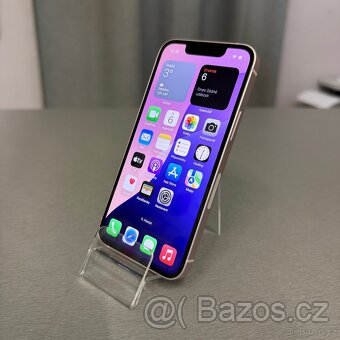 iPhone 13 mini 128GB pink, 100% baterie, 12 měsíců záruka - 4